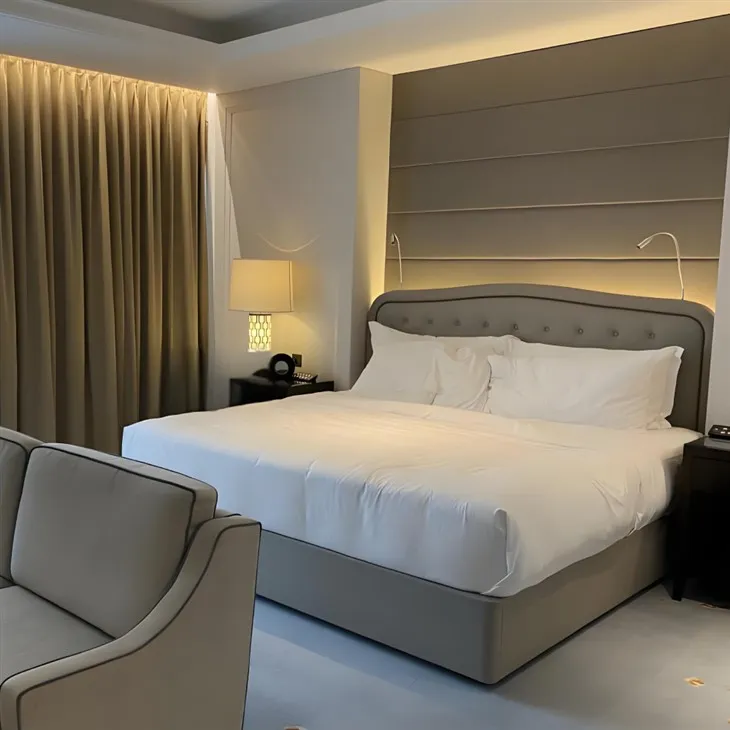 আপহলস্টারযুক্ত হোটেল বিছানা